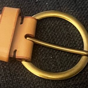 Frye Brown Leather Belt Accessory